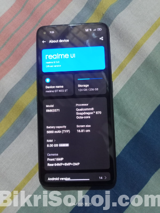 Realme Gt Neo 3T 16/256 GB